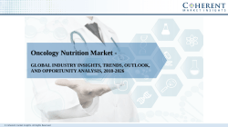 Oncology Nutrition Market - Industry Growth, Outlook, and Analysis by 2018 - 2026