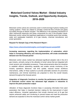 Motorized Control Valves Market
