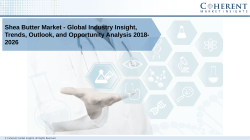 Shea Butter Market -  Growth rate, Competitive analysis, 2018-2026