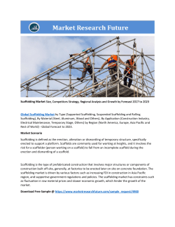 Scaffolding Market Research Report- Forecast 2023