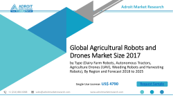Agricultural Robots and Drones Market: Global Industry Report 2018