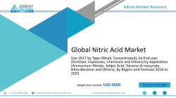 Global Nitric Acid Market Size and Industry Analysis 2018-2025