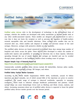 Prefilled Safety Devices Market