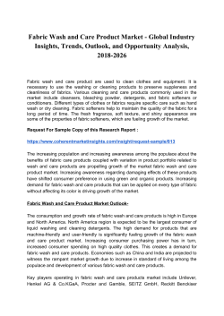 Fabric Wash and Care Product Market