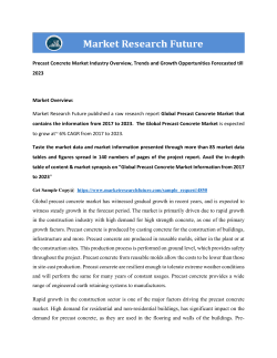 Precast Concrete Market