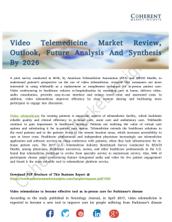 Video Telemedicine MarketVideo Telemedicine Market Trends Estimates High Demand By 2026