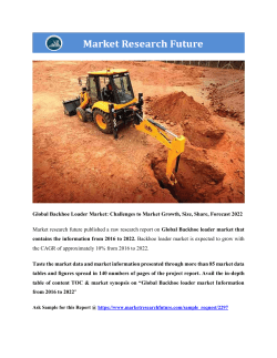 Global Backhoe Loader Market