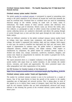 Overhead Catenary System Market
