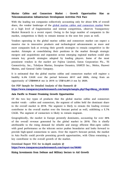 Marine Cables and Connectors Market