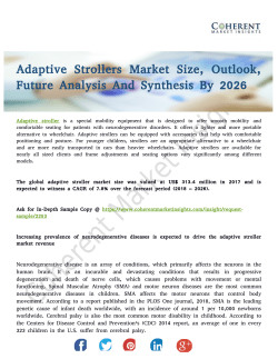 Adaptive Strollers Market to Witness Heightened Growth During the Period 2018 – 2026
