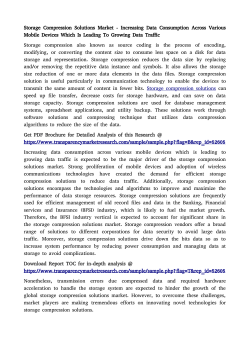 Storage Compression Solutions Market