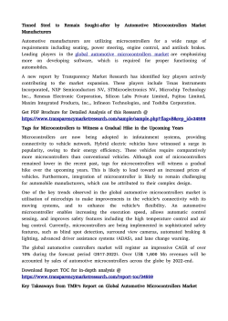 Automotive Microcontrollers Market