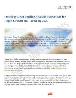 Oncology Drug Pipeline Analysis Market Is Thriving According To New Report: Opportunities Rise For Stakeholders By 2026