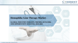 Hemophilia Gene Therapy Market : Get Facts About Business Strategies 2018–2026