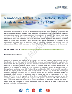 Nanobodies Market Expectations and Growth Trends Highlighted Until 2026