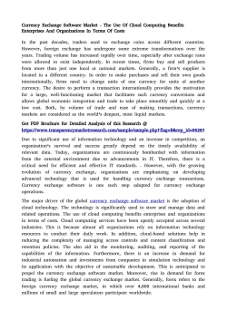 Currency Exchange Software Market