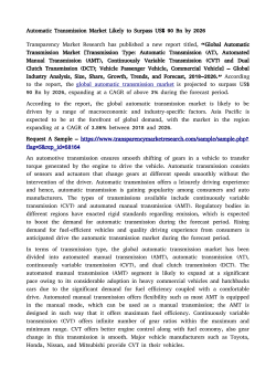 Automatic Transmission Market