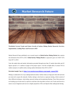 Surface Mining Market