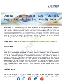Ostomy Care Market - Global Briefing And Future Outlook 2018 To 2026