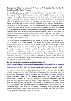 Cryptocurrency Market