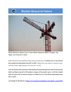 Tower Cranes Market