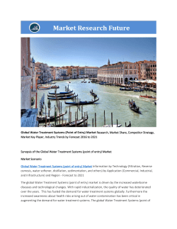 Water Treatment Systems (Point of Entry) Market