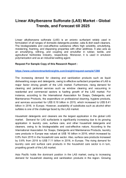 Linear Alkylbenzene Sulfonate (LAS) Market