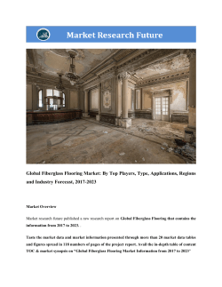 Fiberglass Flooring Market Research Report- Forecast 2022