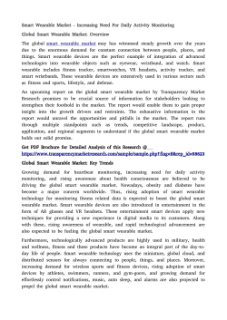 Smart Wearable Market