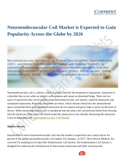 Neuroendovascular Coil Market Is Booming Across the Globe Explored in Latest Research 2018-2026