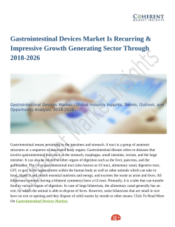 Gastrointestinal Devices Market Set for Rapid Growth And Trend by 2026