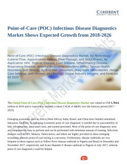Point-of-Care (POC) Infectious Disease Diagnostics Market: Competitive Intelligence and Tracking Report 2018 – 2026