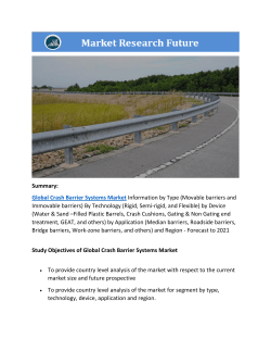 Crash Barrier Systems Market Research Report - Forecast to 2021