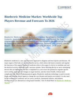 Bioelectric Medicine Market: Worldwide Top Players Revenue and Forecasts To 2026
