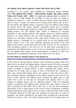 LED Lighting Driver Market