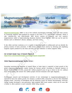 Magnetoencephalography Market Key Development Opportunities Till 2026