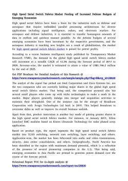 High Speed Serial Switch Fabrics Market