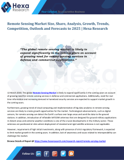 Remote Sensing Market Size and Share