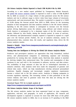 Life Science Analytics Market