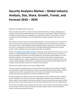 Security Analytics Market