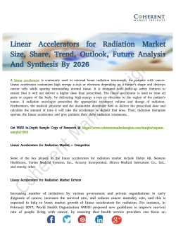 Linear Accelerators for Radiation Market Evolving Industry Trends and Key Insights by 2026