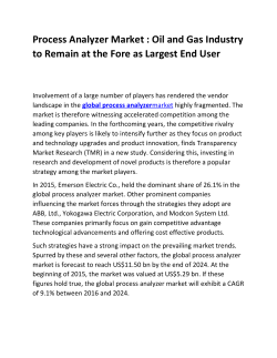 Process Analyzer Market