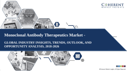 Ongoing Research and Development Of Monoclonal Antibodies Therapeutics Market
