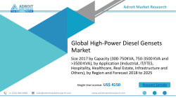 Global High-Power Diesel Genset Market Size, Share & Global Forecast 2018-2025
