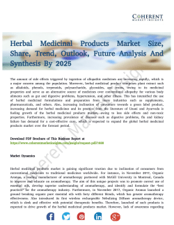 Herbal Medicinal Products Market Poised to Take Off by 2025