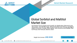 Sorbitol and Maltitol Market - Size, Share, Growth, Trends, Key players & Forecast 2019 to 2025