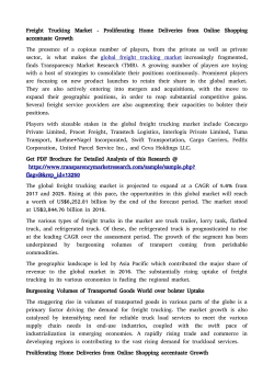 Freight Trucking Market