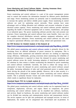 Power Monitoring and Control Software Market