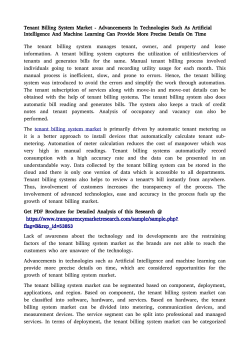 Tenant Billing System Market