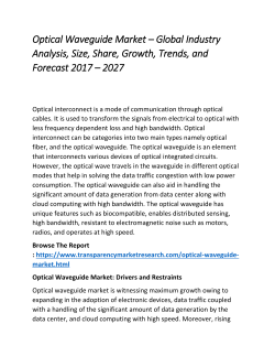 Optical Waveguide Market